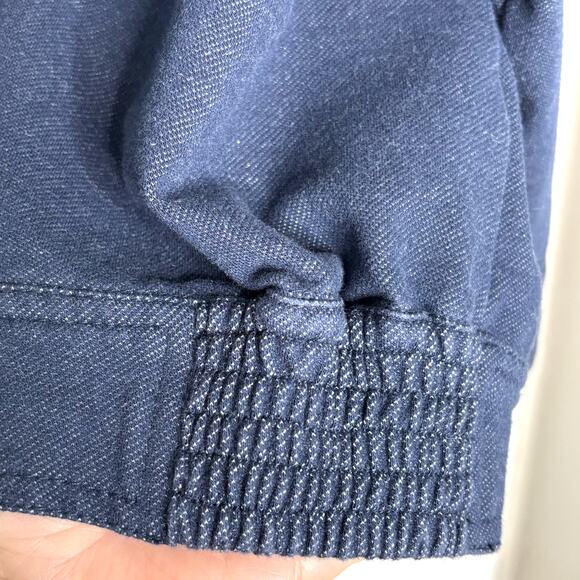 Alfred Dunner Wms 18 Blue Knit Full Zip Jacket Pink Dragonfly With Rhinestones - Picture 8 of 12